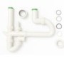 Space Saving Double Bowl Plumbing Kit- Essence