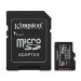 Kingston Canvas Select Plus 256GB microSDXC UHS-I Memory Card + microSD to SD adapter