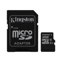 Kingston Canvas Select 32GB Class 10 MicroSDHC Card with Adapter 