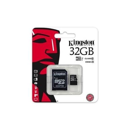 Kingston Canvas Select 32GB Class 10 MicroSDHC Card with Adapter 