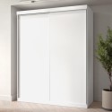 A1/SDN001 ONLY OPENED - Sidney Sliding Double Wardrobe In White