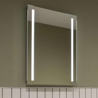GRADE A1 - Sensio Lumino Evo+ Rectangular Bathroom Mirror with Battery Operated Lights - 500 x 700mm
