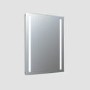 GRADE A1 - Sensio Lumino Evo+ Rectangular Bathroom Mirror with Battery Operated Lights - 500 x 700mm
