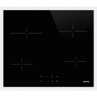 Smeg 60cm 4 Zone Ceramic Hob - Black