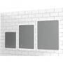 GRADE A1 - Rectangular LED Bathroom Mirror Ultra Slim 700 x 500mm - Sensio Libra
