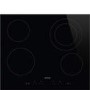 Smeg SE364ETD 60cm 4 Zone Straight Edge Glass Ceramic Hob with Dual Zone and Touch Controls