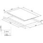 Smeg 77cm 5 Zone Ceramic Hob with Bevelled Edge
