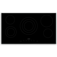 Refurbished Smeg SE395ETB 90cm 5 Zone Ceramic Hob