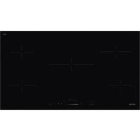 Refurbished Smeg SE495ETD 90cm 5 Zone Ceramic Hob Black