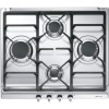 Smeg SE60SGH3 Classic 60cm Gas Hob in Stainless Steel with Cast Iron Pan Supports