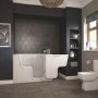GRADE A1 - Right Hand Walk In Bath with Panels and Seat 1300 x 600mm - Serenity