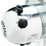 Refurbished electriQ 16 InchChrome Pedestal Fan with Adjustable Stand and Oscillation Function