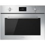 Refurbished Smeg Cucina SF4400MX 32L 1000W Compact Combination Microwave Oven Stainless Steel