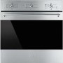 Refurbished Smeg Classic SF6341GVX 60cm Single Built In Gas Fan Oven with Electric Grill Stainless Steel