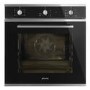 Refurbished Smeg Cucina SF64M3VN Multifuction 60cm Single Built In Electric Oven Black
