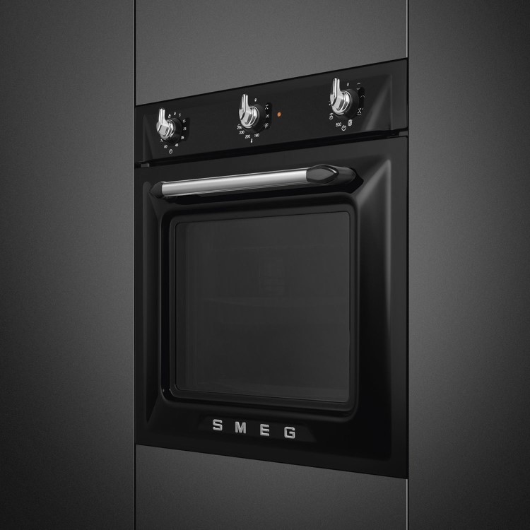 Refurbished Smeg SF6905N1 Victoria Electric Single Oven - Black