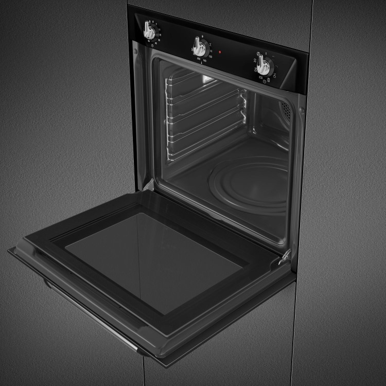 Refurbished Smeg SF6905N1 Victoria Electric Single Oven - Black