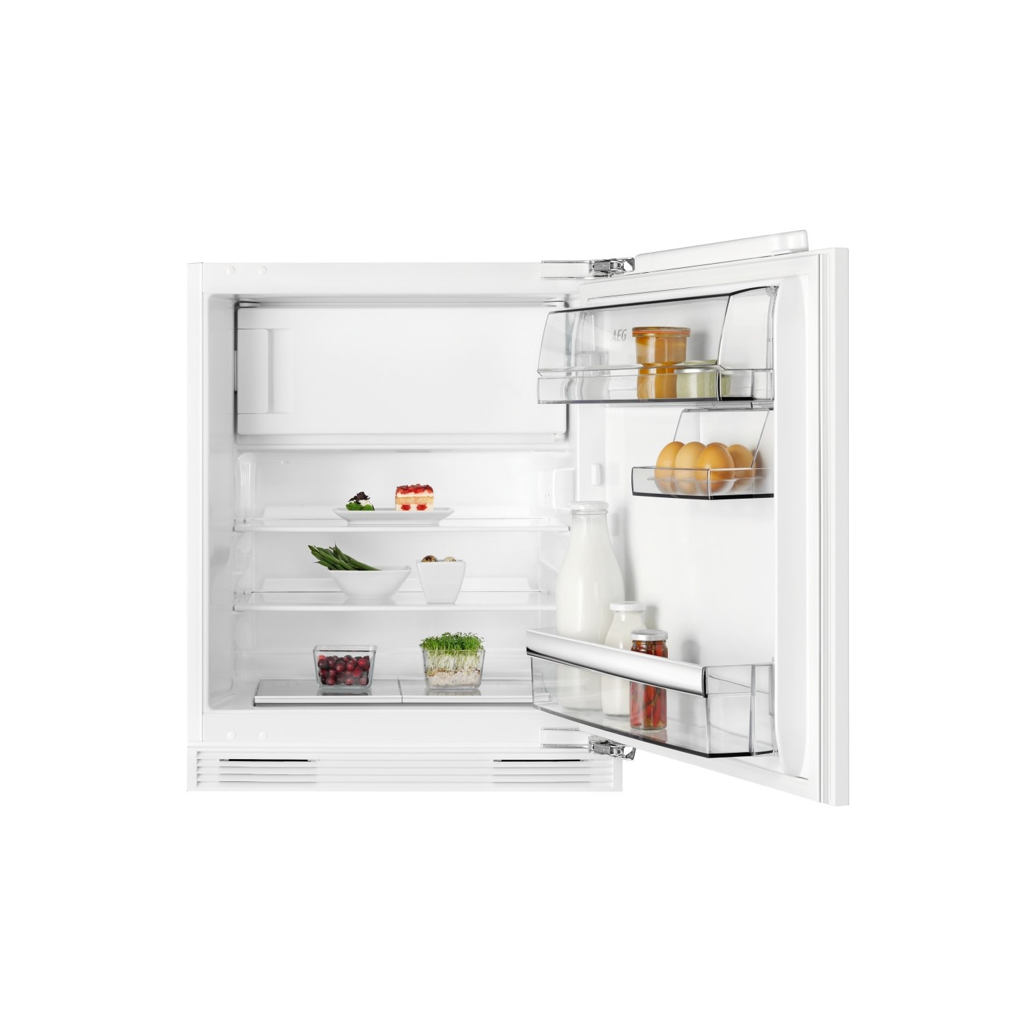 Aeg under counter integrated fridge hotsell