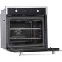 Montpellier SFO67MBX 65L Single Built In Electric Oven With Soft Close Door