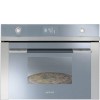 Smeg SFP4120PZ Linea Compact Pyrolytic Self Cleaning Pizza Oven Stainless Steel