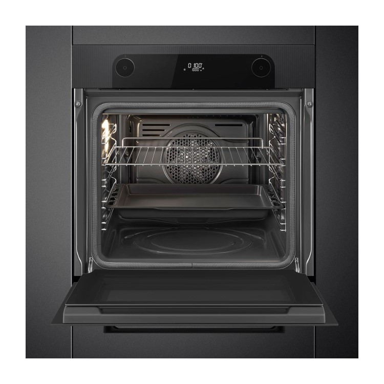 Smeg SFP6201TBI Musa Electric Single Oven with Pyrolytic Cleaning - Black