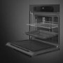 Smeg SFP6201TBI Musa Electric Single Oven with Pyrolytic Cleaning - Black
