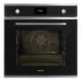 Smeg Cucina Pyrolytic Self Cleaning Multifuction Single Oven - Black