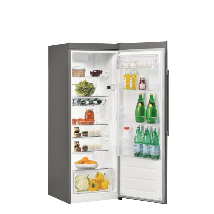 Refurbished Hotpoint SH6A2QGR Freestanding 322 Litre Larder Fridge Graphite