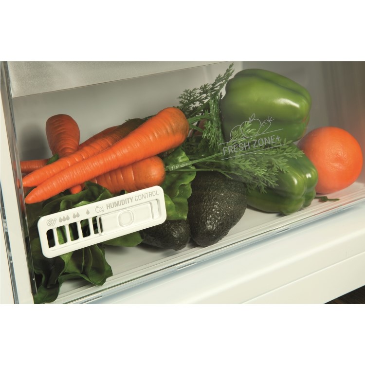 Refurbished Hotpoint SH6A2QGR Freestanding 322 Litre Larder Fridge Graphite