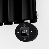 Black electriQ 1000W Thermostatic Wi-Fi Heating Element for Electric Radiators Dual-fuel or Towel rail - Plug-In and Hardwired Options Black electriQ 1000W Thermostatic Wi-Fi Heating Element for Electric Radiators Dual-fuel or Towel rail - Plug-In and Hardwired Options