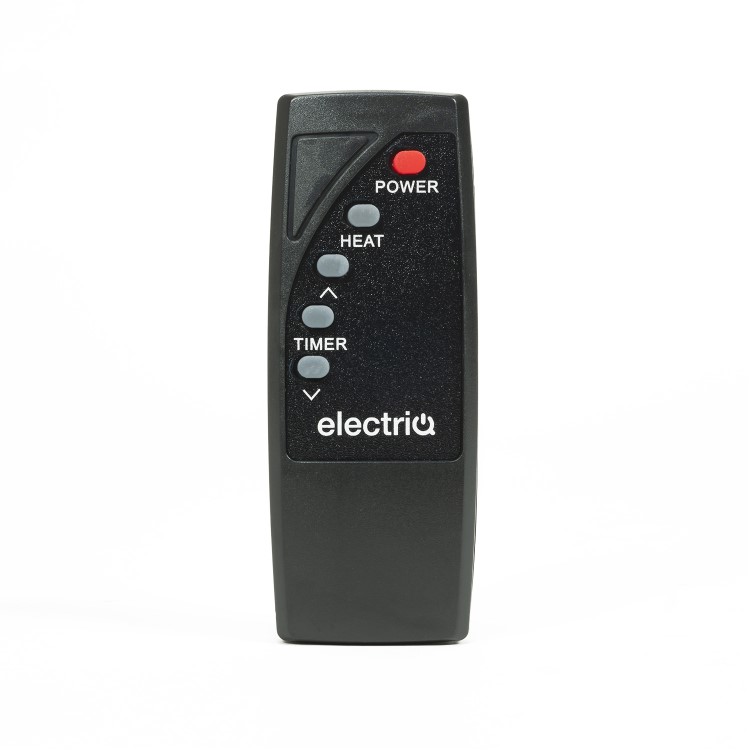 Refurbished electriQ 2.5kw Black Smart WiFi Alexa Oil Filled Radiator 11 Fin 24 hour and Weekly Timer with Thermostat and Remote