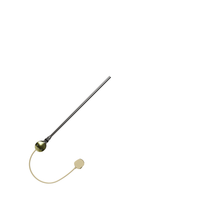 Brushed Brass electriQ 400W Smart Wi-Fi Thermostatic Heating Element for Electric & Dual-Fuel Radiators and Towel Rails – Plug-In or Hardwired