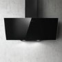 Elica 90cm Angled Cooker Hood - Black Glass