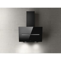 Refurbished Elica Shy SHY-BLK-60 60cm Angled Cooker Hood Black Glass