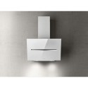 SHY-WH-60 Elica Shy 60cm Angled Cooker Hood - White Glass