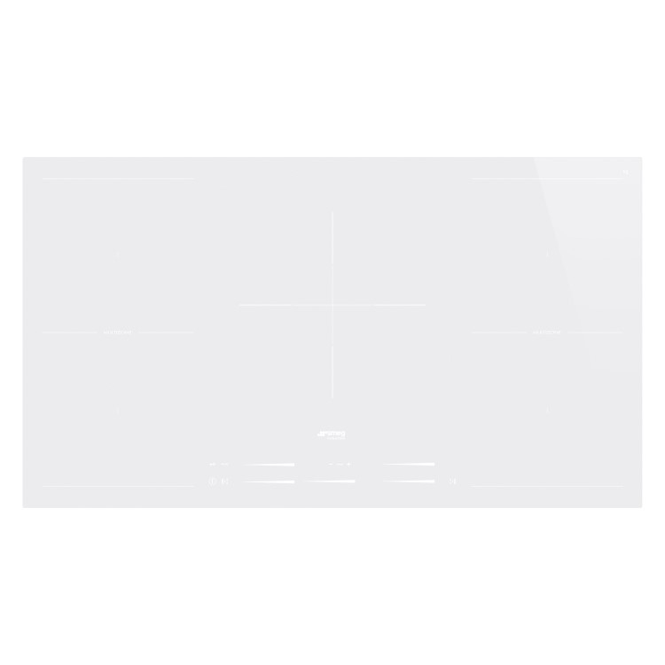Smeg 90cm 5 Zone White Induction Hob