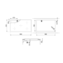 Smeg 90cm 5 Zone White Induction Hob