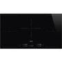Smeg SI2M7953D 90cm Touch Control Induction Hob With Multizone And Auto Vent - Black