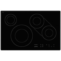 Refurbished Smeg SI3842B 77cm 4 Zone Induction Hob with Bevelled Edge