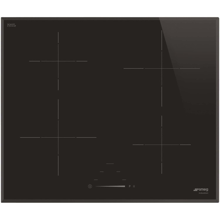 Refurbished Smeg SI4642B 60cm 4 Zone Induction Hob with Bevelled Edge