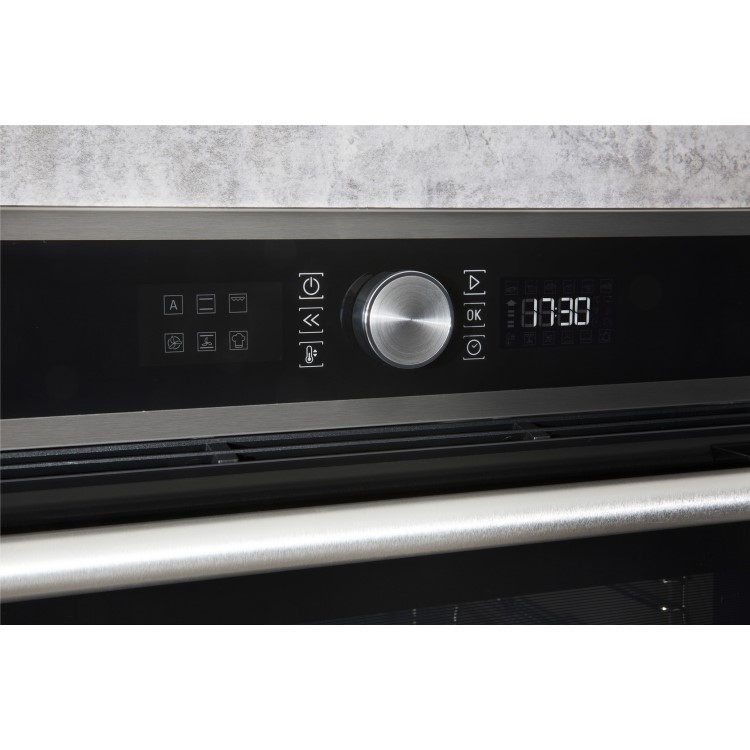 Refurbished Hotpoint SI4854HIX 60cm Single Built In Electric Oven Stainless Steel