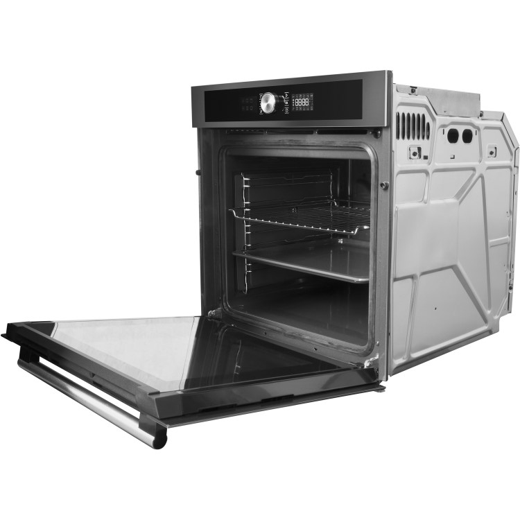 Refurbished Hotpoint SI4854HIX 60cm Single Built In Electric Oven Stainless Steel