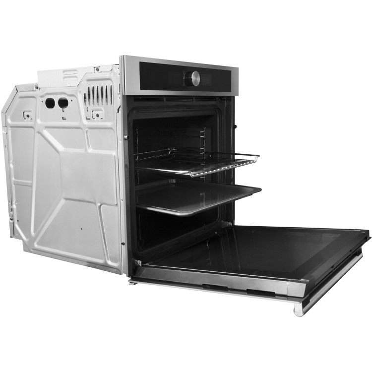 Refurbished Hotpoint SI4854HIX 60cm Single Built In Electric Oven Stainless Steel