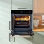 Refurbished Hotpoint Class 4 Air Fry SI4S854CBL Single Built In Electric Oven with Active Steam Black
