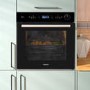 Refurbished Hotpoint Class 4 Air Fry SI4S854CBL Single Built In Electric Oven with Active Steam Black