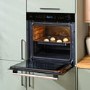 Refurbished Hotpoint Class 4 Air Fry SI4S854CBL Single Built In Electric Oven with Active Steam Black