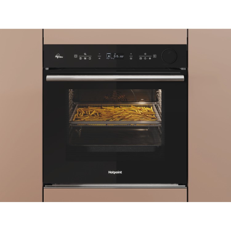 Hotpoint Class 4 SI4S854CBL Air Fry Electric Single Oven with ActiveSteam
