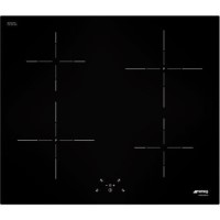 Smeg SI5641B Cucina 60cm Angled Edge Glass Induction Hob With Touch Controls