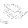 Smeg SI5641B Cucina 60cm Angled Edge Glass Induction Hob With Touch Controls
