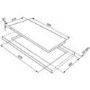 Refurbished Smeg SI5952B 90cm 5 Zone Angled Edge Glass Induction Hob with Touch Controls